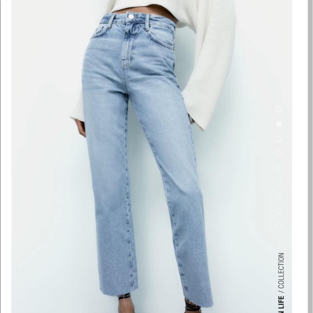 ZARA straight leg jeans